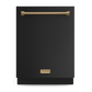 Gordon Ramsay by THOR Kitchen 24" Dishwasher in Matte Black with Bronze Accents, DW24X8BA00-BRZ