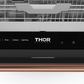 Gordon Ramsay by THOR Kitchen 24" Dishwasher in Matte Black with Rose Gold Accents, DW24X8BA00-RSG