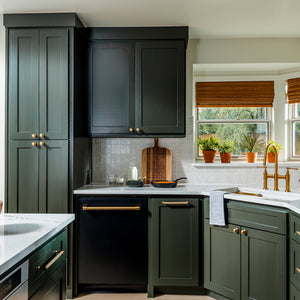 Gordon Ramsay by THOR Kitchen 24" Dishwasher in Matte Black with Bronze Accents, DW24X8BA00-BRZ