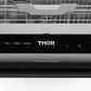 Gordon Ramsay by THOR Kitchen 24" Dishwasher in Stainless Steel with Black Accents, DW24X8BA99-BLK