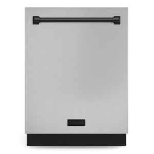 Gordon Ramsay by THOR Kitchen 24" Dishwasher in Stainless Steel with Black Accents, DW24X8BA99-BLK