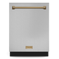 Gordon Ramsay by THOR Kitchen 24" Dishwasher in Stainless Steel with Bronze Accents, DW24X8BA99-BRZ