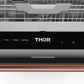 Gordon Ramsay by THOR Kitchen 24" Dishwasher in Stainless Steel with Rose Gold Accents, DW24X8BA99-RSG
