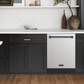 Gordon Ramsay by THOR Kitchen 24" Dishwasher in Stainless Steel with Navy Blue Accents, DW24X8BA99-BLU