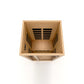 Dynamic Gracia Elite Ultra Low EMF Indoor Infrared Sauna in Canadian Hemlock (1-2 Person Capacity)