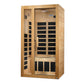 Dynamic Gracia Elite Ultra Low EMF Indoor Infrared Sauna in Canadian Hemlock (1-2 Person Capacity)