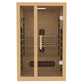 Dynamic Gracia Spectrum Near Zero EMF Indoor Infrared Sauna in Canadian Hemlock (1-2 Person Capacity)