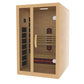 Dynamic Gracia Spectrum Near Zero EMF Indoor Infrared Sauna in Canadian Hemlock (1-2 Person Capacity)
