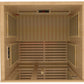 Dynamic Gracia Spectrum Near Zero EMF Indoor Infrared Sauna in Canadian Hemlock (1-2 Person Capacity)
