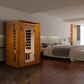 Dynamic Versailles Elite Ultra Low EMF Indoor Infrared Sauna in Canadian Hemlock (2-Person Capacity)