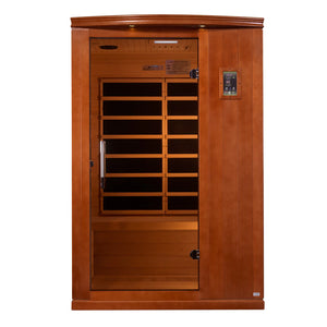 Dynamic Venice Limited Elite Ultra Low EMF Indoor Infrared Sauna in Canadian Hemlock (2-Person Capacity)