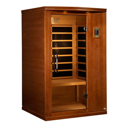 Dynamic Venice Limited Elite Ultra Low EMF Indoor Infrared Sauna in Canadian Hemlock (2-Person Capacity)