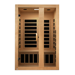 Dynamic Serena Low EMF Indoor Infrared Sauna in Canadian Hemlock (2-Person Capacity)
