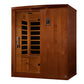 Dynamic Madrid Elite 3-person Ultra Low EMF (Between 3-5MG) FAR Indoor Infrared Sauna (Canadian Hemlock)