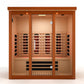Dynamic Vila Grande Full Spectrum Near Zero EMF Indoor Infrared Sauna in Canadian Hemlock (4-Person Capacity)