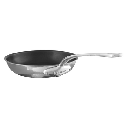 Mauviel 1830 M'ELITE Hammered 5-Ply Nonstick Frying Pan With Cast Stainless Steel Handle