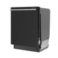 FORNO Stella 24" Built-in Dishwasher in Black, ENERGY Star, FDWBI8010-24BLK