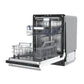 FORNO Stella 24" Built-in Dishwasher in White, ENERGY Star, FDWBI8010-24WHT