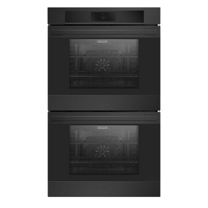 Induction Hardware 30-Inch Double Wall Oven, Black Stainless Steel, WO-D-30-BS