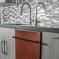 ZLINE 24 in. Top Control Dishwasher in Hand-Hammered Copper with Stainless Steel Tub, DW-HH-24