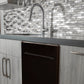 ZLINE 24 in. Top Control Dishwasher Oil-Rubbed Bronze with Stainless Steel Tub and Traditional Style Handle, DW-ORB-H-24