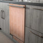 ZLINE Classic 24-Inch Top Control Built-In Dishwasher, Unfinished Wooden Panel, Modern Handle, 52 dBA, DW-UF-24