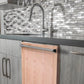 ZLINE Classic 24-Inch Top Control Built-In Dishwasher, Unfinished Wooden Panel, Traditional Handle, 52 dBA, DW-UF-H-24