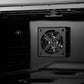 FORNO Ambassador Valente 48" 6.7 cu. ft. Dual Fuel Range, 8 Sealed Burners, Convection Oven in Black with Antique Brass Accents and Copper Rivet Trim, FFSGS6199-48CPBLK