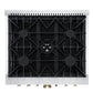 FORNO Galiano 30" 4.32 cu. ft. French Door Dual Fuel Range with 5 Sealed Burners in White with Antique Brass Accents, FFSGS6356-30WHT