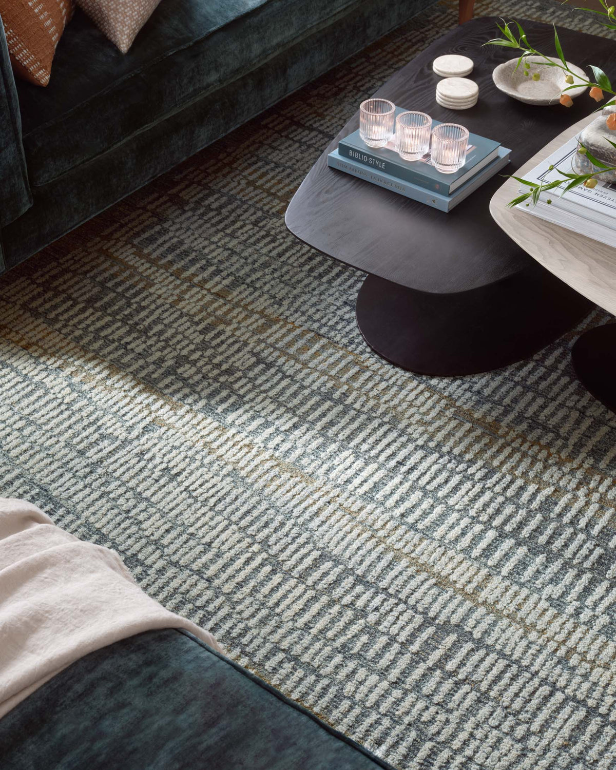 Loloi Elias ELA-02 Ocean / Oatmeal area rug - image 3