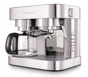 Espressione Combination Espresso Machine & 10-Cup Drip Coffeemaker