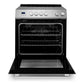 Cosmo Stellar 30" 5.0 cu. ft. Electric Range, 4 Burner, Convection Oven in Stainless Steel, COS-ERD304K