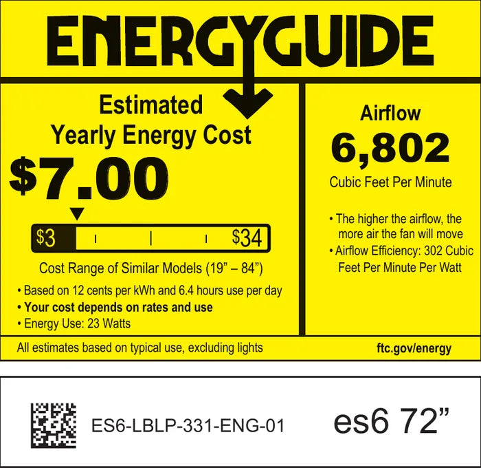 EnergyGuide ES6-LBLP-331-ENG-01