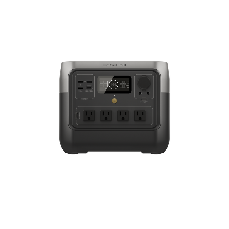 EcoFlow Package - RIVER 2 Pro Portable Power Station (768Wh) and 1 x Portable Solar Panel (160W)