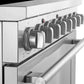 FORNO Paolo 36" 5.44 cu. ft. Freestanding Electric Range with True Convection Oven in Stainless Steel, FFSEL6011-36