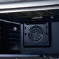 FORNO Massimo 36-Inch 5.36 cu. ft. Electric Range, 5 Radiant Elements, Convection Oven, Air Fryer, Black, FFSEL6020-36BLK