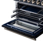 FORNO Massimo 36-Inch 5.36 cu. ft. Electric Range, 5 Radiant Elements, Convection Oven, Air Fryer, Black, FFSEL6020-36BLK