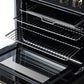 FORNO Galiano 30-Inch 4.32 cu. ft. Electric Range, 4 Radiant Elements, Convection Oven, Air Fryer, Black, FFSEL6083-30BLK