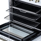 FORNO Galiano 30-Inch 4.32 cu. ft. Electric Range, 4 Radiant Elements, Convection Oven, Air Fryer, White, FFSEL6083-30WHT