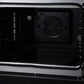 FORNO Galiano 30-Inch 4.32 cu. ft. Electric Range, 4 Radiant Elements, French Door, Convection Oven, Air Fryer, Black, FFSEL6917-30BLK