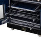 FORNO Massimo 30-Inch 4.32 cu. ft. Electric Range, 5 Radiant Elements, French Door, Convection Oven, Air Fryer, Black, FFSEL6955-30BLK