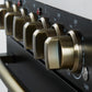 FORNO Paolo 30" 4.38 cu. ft. Freestanding Electric Range in Black with Antique Brass Handles, FFSEL6011-30BLK