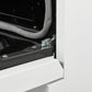 FORNO Paolo 30" 4.38 cu. ft. Freestanding Electric Range in White with Antique Brass Handles, FFSEL6011-30WHT