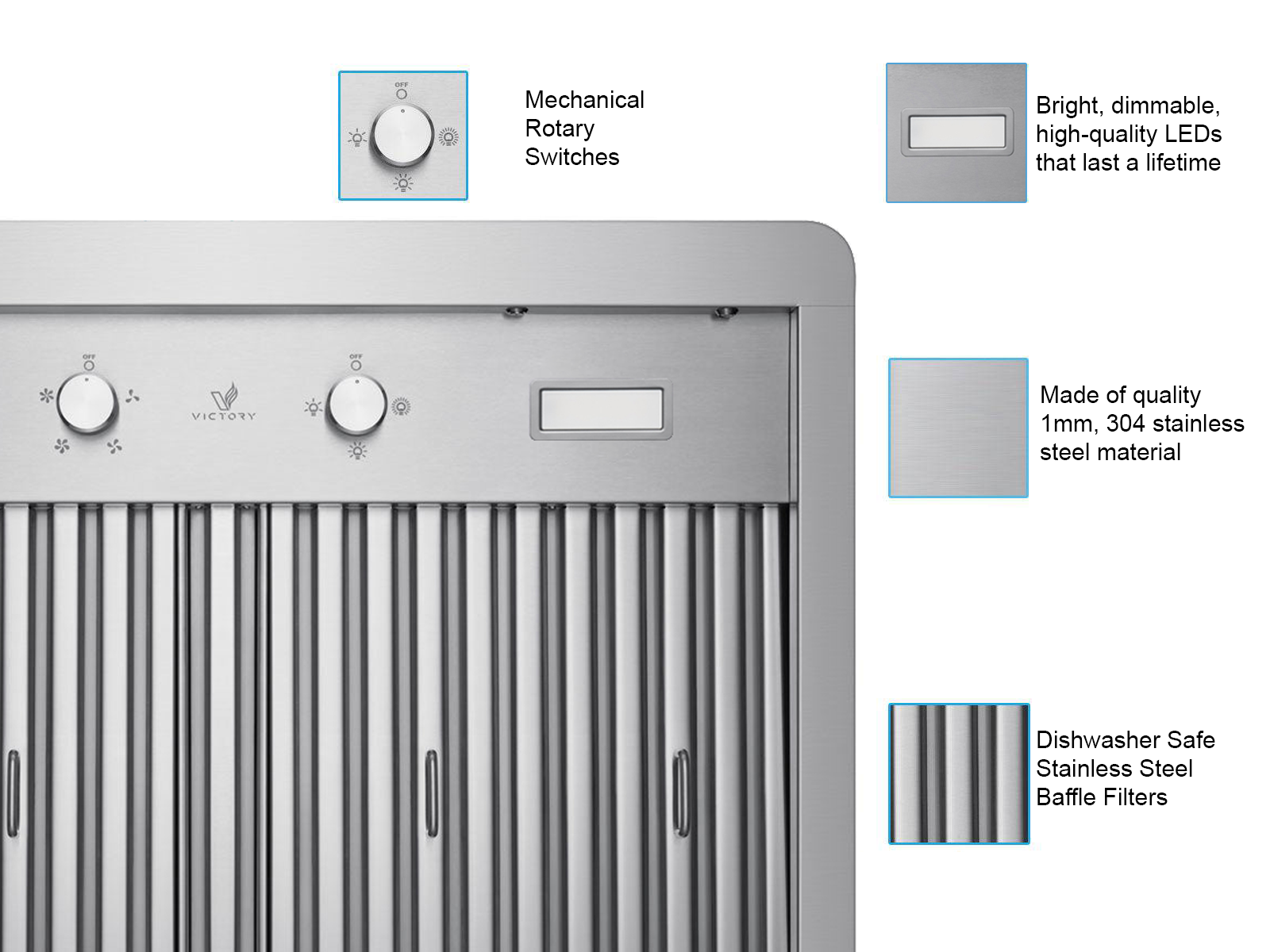 Victory Range Hoods Range Hood - Thumbnail 4