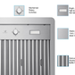 30" 600 CFM Wall Mounted Range Hood - VICTORY Elegant