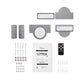 Empava 30" 500 CFM Ultra Slim Ducted Under Cabinet Range Hood, EMPV-30RH11