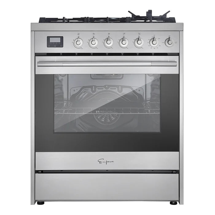 Empava 30" Freestanding Single Oven Gas Range with 4 Burners 5 cu.ft