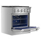 Empava 30" Slide-In Single Oven Natural Gas Range with 4 Burners - 4.2 cu.ft, EMPV-30GR07