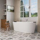 Empava 67" Freestanding Whirlpool Bathtub with Faucet, EMPV-67AIS01