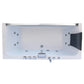 Empava 67" Modern Alcove Whirlpool  Bathtub with Faucet and LED Lights, EMPV-67JT408LED